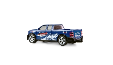 22680 RC PICKUP DIE CAST mit Wohnwagenanhänger 1:64 RTR blau